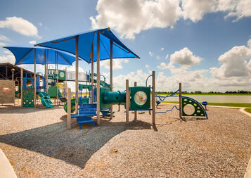 Children of all ages enjoy the multiple playgrounds